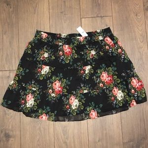 NWT Loft floral skirt